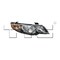 Tyc 10-13 Ka Forte Sdn/11-13 Forte Hb Head Lamp, 20-9117-00 20-9117-00 - alternate 1
